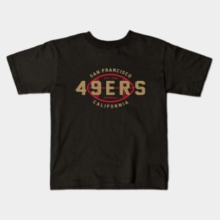 San Francisco 49ers 5 by Buck Tee Kids T-Shirt